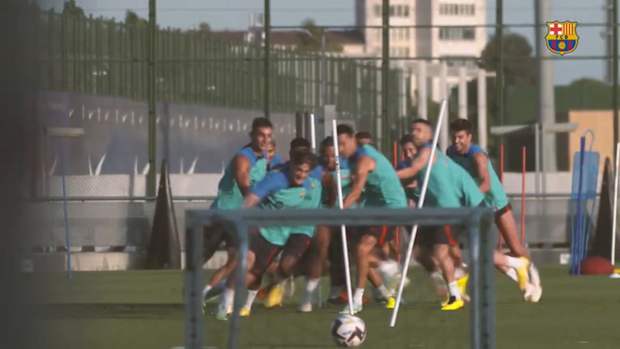 FC Barcelona's last training session before their 22/23 season debut